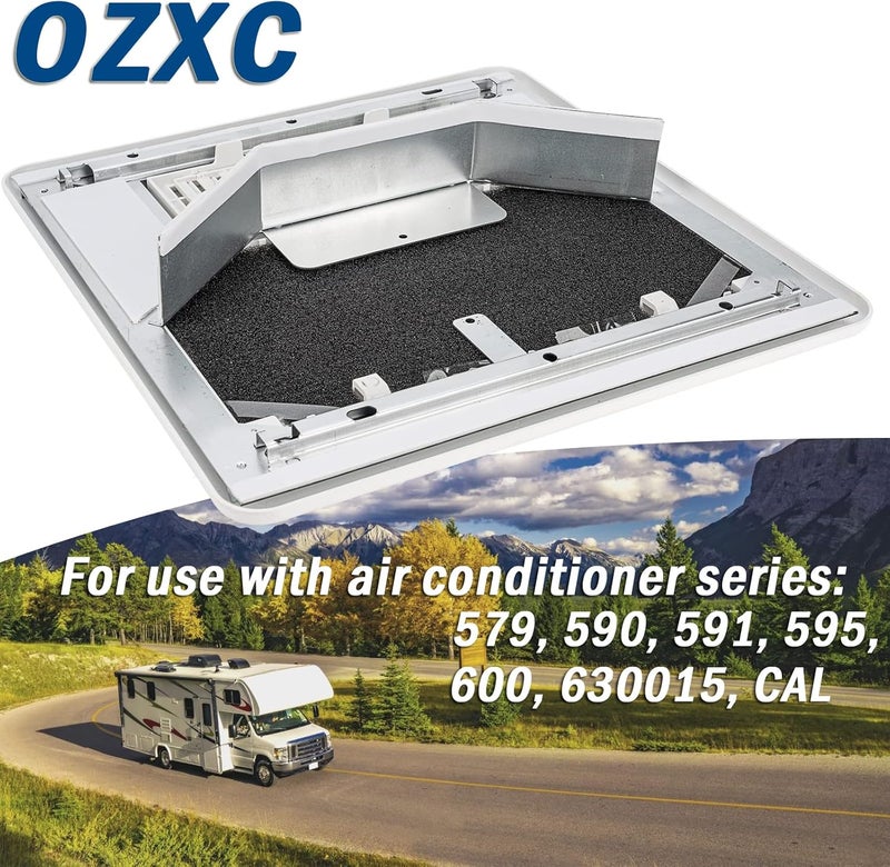 OZXC RV Roof AC Distribution Grille Cover, Air Conditioning Return Kit, Air Conditioner Quick-Cool Duct Exhaust Type Replace 3105935.047 Compatible with Camper Trailer - Image 2
